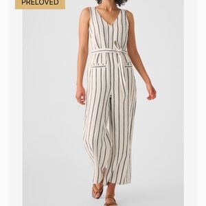 Faherty linen jumpsuit